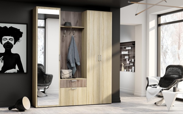 Прихожая Лира Дуб Сонома / Дуб Самдал