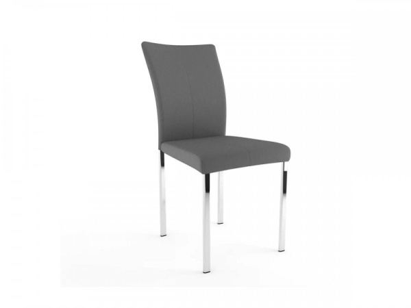 Стул Герцог Серый Vivaldi 7 / Хром