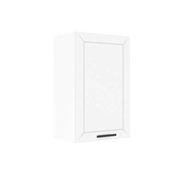 Шкаф верхний ШВ 450 Корпус: ЛДСП белый 16мм; фасад: фрезеровка Кельн, МДФ софт даймонд 16мм