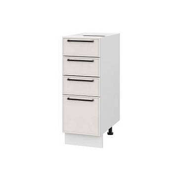 Шкаф нижний с ящиками ШНЯ 300 Либерти белый арт (МДФ 16мм МС София)