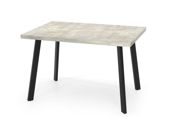 Стол Дублин 32 CRAFT нераздвижной В2, ЛДСП (1070*700) Цемент светлый / Черный