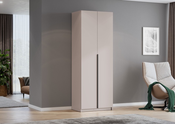 шкаф распашной Берген ПРО ШК-800 кашемир/кашемир