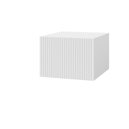 Шкаф верхний  антресоль ШВА 500 Корпус: ЛДСП белый 16мм; фасад: фрезеровка Норд Line, МДФ софт пломбир 16 мм