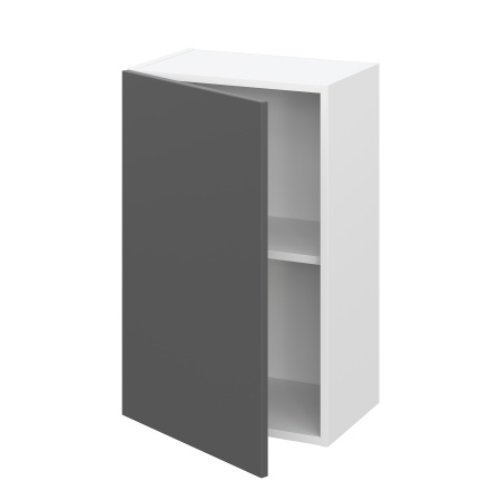 Шкаф верхний ШВ 450 Барселона белый массив (МДФ 16мм МС София)