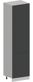 Пенал для встроенного холодильника ШПХВ 600 Гарден Графит софт