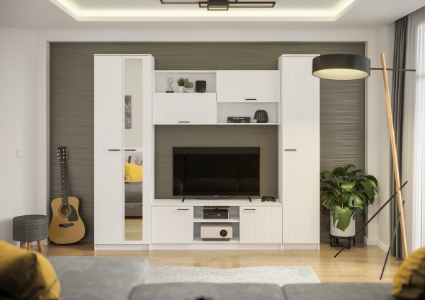 гостиная Герда белое дерево/белое дерево