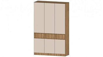 Ленора Шкаф 3х ств Дуб вотан / Кашемир
