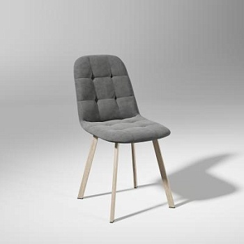 Стул Крафт Серый камень Federica Stone / белый/ПВХ Туя