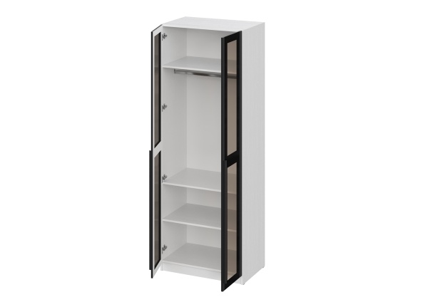 мс Берген ШКС-800 белое дерево/софт черный