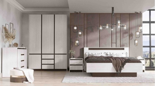 Бостон Комод 5 ящиков Анкор светлый