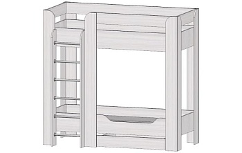 Кровать 2-х ярусная Ральф Анкор светлый Кровать 2-х ярусная Ральф Анкор светлый