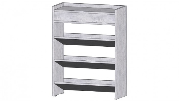 Обувница Визит Цемент светлый