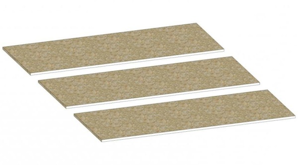 Бостон Кровать 1400 Дуб вотан / Венге