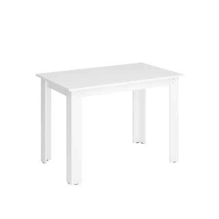 Стол обеденный раздвижной Оливер-01 Белое дерево/белое дерево