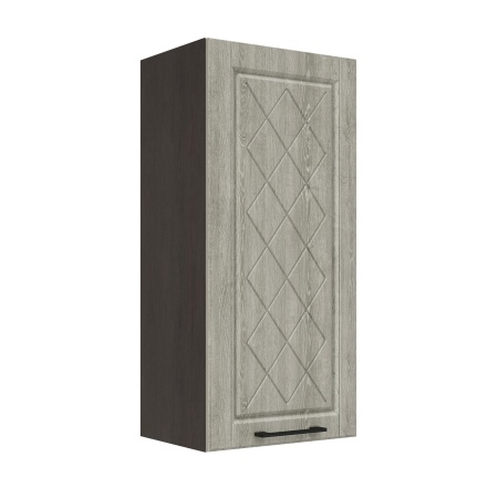 Шкаф верхний (премьер) ШВ 450Н Корпус: ЛДСП венге 16мм; фасад: фрезеровка Барселона, МДФ седой клен 16мм Шкаф верхний (премьер) ШВ 450Н Корпус: ЛДСП венге 16мм; фасад: фрезеровка Барселона, МДФ седой клен 16мм