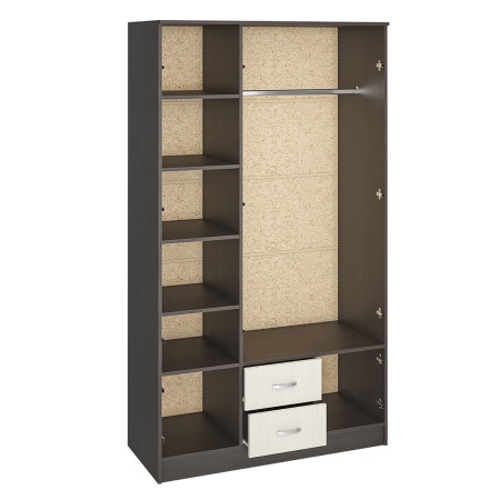 мс для спальни Ронда ШК-3 Венге / Дуб Белфорд