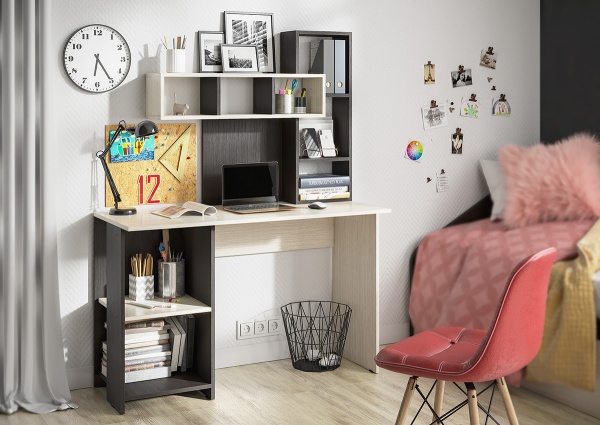 Стол компьютерный Олимп Венге / Дуб Белфорд