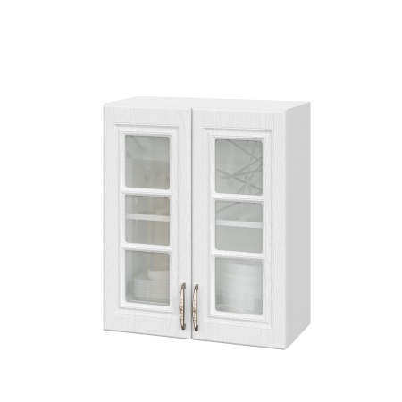 Шкаф верхний со стеклом ШВС 600 Лондон дуб сканди (МДФ 16мм МС София)