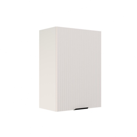 Шкаф верхний ШВ 500 Корпус: ЛДСП белый 16мм; фасад: фрезеровка Норд Line, МДФ софт пломбир 16 мм