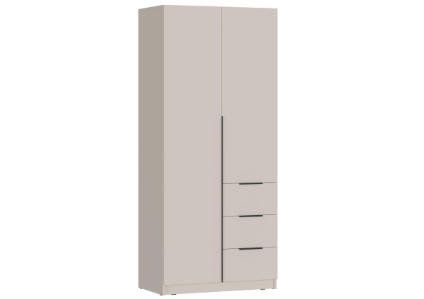 ВЕНТУРО Шкаф ШК-001 (2-ств, с ящиками) Корпус - Кашемир 2,75