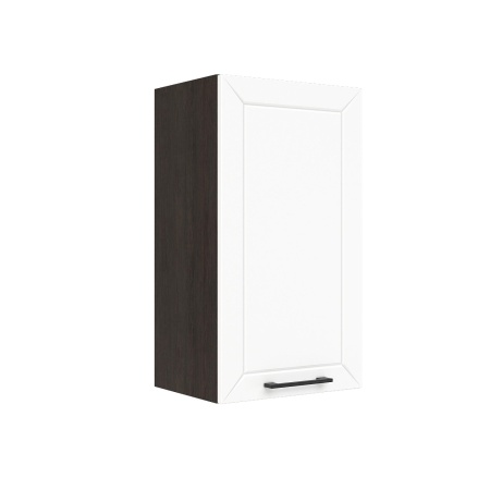 Шкаф верхний ШВ 400 Корпус: ЛДСП венге 16мм; фасад: фрезеровка Кельн, МДФ софт даймонд 16мм