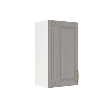 Шкаф верхний декор Лондон ШВД 400 Белый/дуб графит