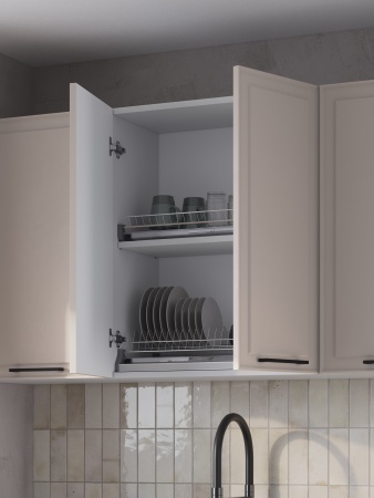 Кухня Сиена Антично-бежевый / Грей Софт 1,8 м