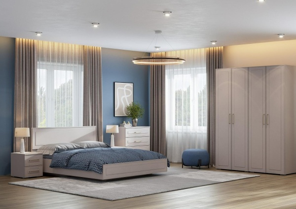 мс для спальни Антеро  КР-160 Кашемир / Шампань