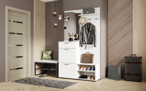 МОНТАНА Прихожая Белый МОНТАНА Прихожая Белый