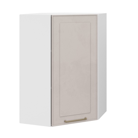 Шкаф верхний угловой (премьер)  ШВУ 600Н Милена шампань (МДФ 16мм МС София)