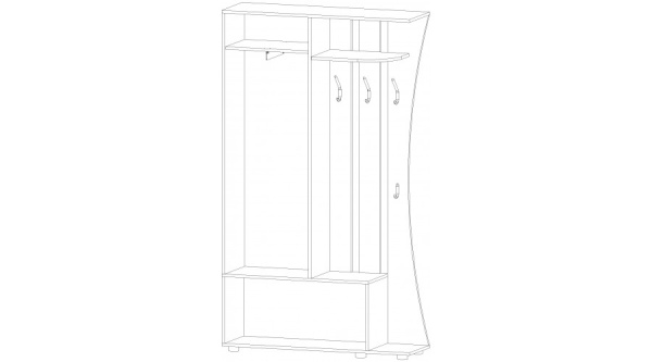 Прихожая Катрин Венге / Анкор светлый