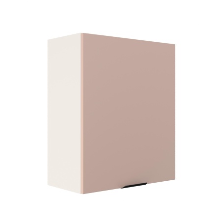 Шкаф верхний ШВ 600-1 Корпус: ЛДСП белый 16мм; фасад: фрезеровка Норд, МДФ софт какао 16 мм Шкаф верхний ШВ 600-1 Корпус: ЛДСП белый 16мм; фасад: фрезеровка Норд, МДФ софт какао 16 мм