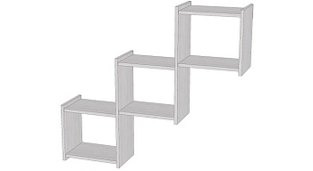 Полка Квадро Анкор светлый