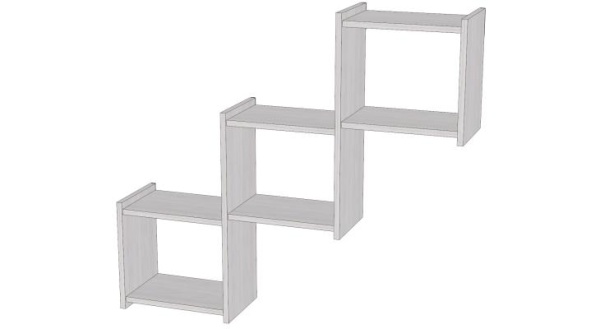 Полка Квадро Анкор светлый