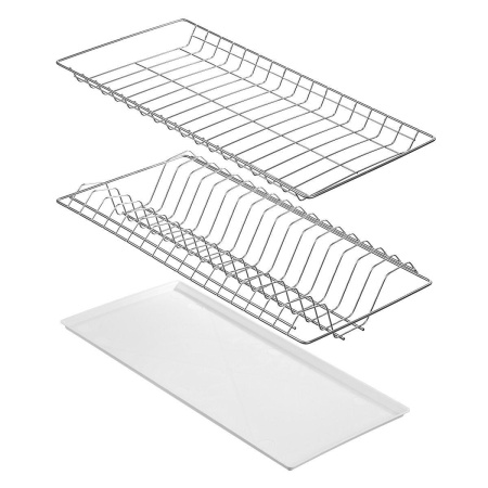 Посудосушитель с рамкой 465х256 хром т/у