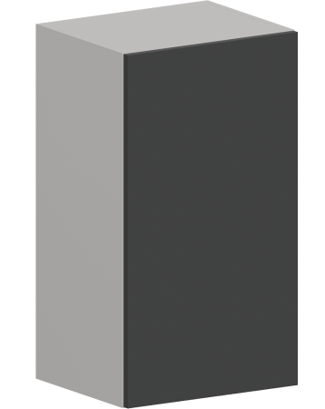 Шкаф верхний ШВ 400 Гарден Графит софт
