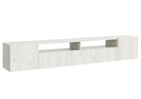 СОЛО-16 Тумба под ТВ (ЛДСП) Дуб крафт белый / Дуб Крафт белый