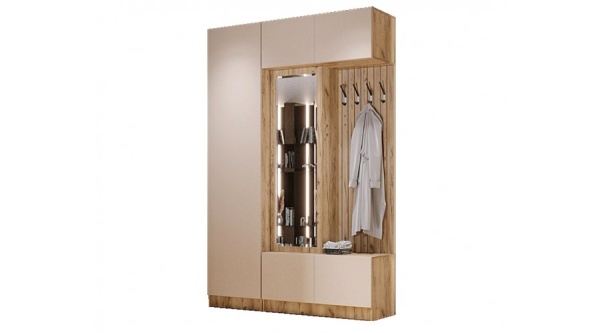 Прихожая Бавария Дуб вотан / Кашемир