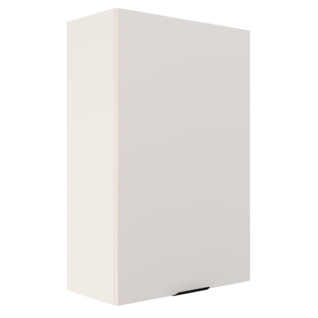 Шкаф верхний (премьер) ШВ 600Н-1 Корпус: ЛДСП белый 16мм; фасад: фрезеровка Норд, МДФ софт даймонд 16 мм