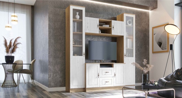 Столик Виктория Дуб Сонома / Белое дерево Столик Виктория Дуб Сонома / Белое дерево