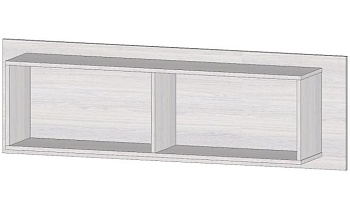 Бостон Антресоль АН-02 Анкор светлый / Венге