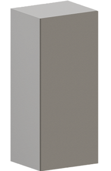 Шкаф верхний высокий ШВ 409 Стенли Теплый серый