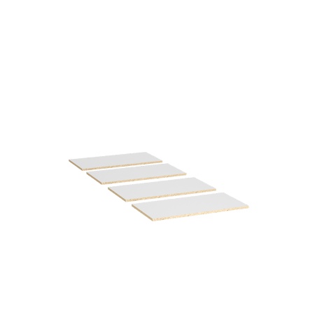 мс для спальни Ронда основание КР-080 ЛДСП белый