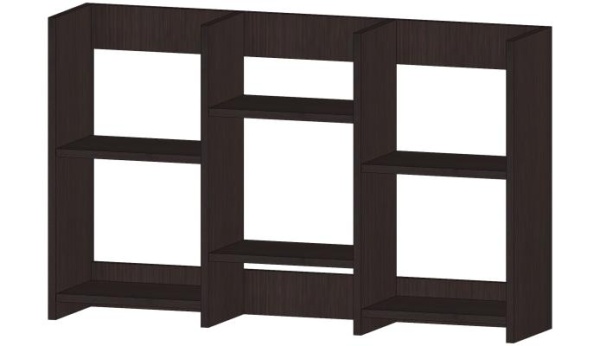 Полка книжная средняя Венге