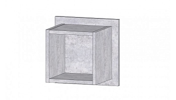 Даллас Полка Квадрат Цемент светлый