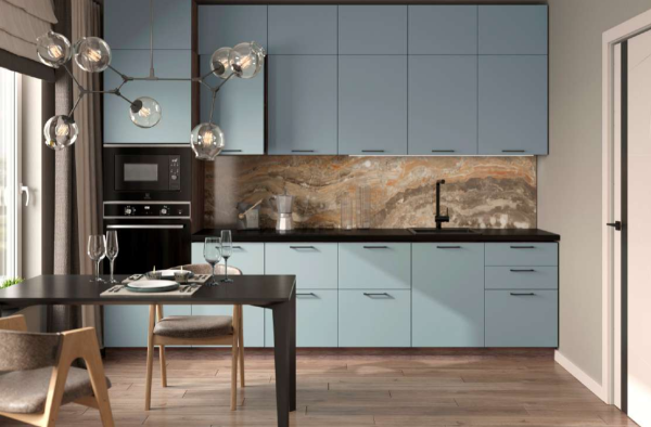 Модульная кухня Гарден Графит софт