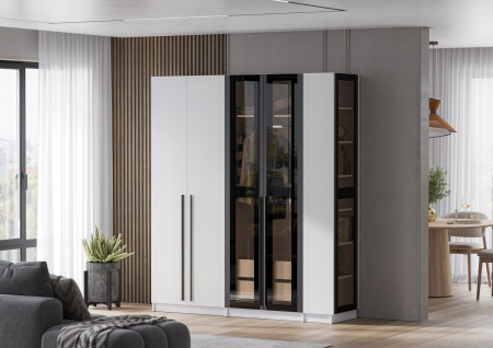 мс Берген ПТС-300 белое дерево/софт черный