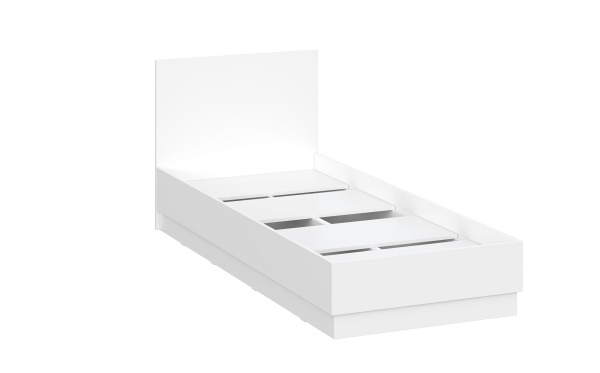 Кровать Айден КР06-800 Белый ЛДСП/белый ЛДСП