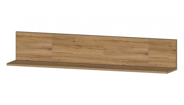 Даллас Полка ПЛ-01 Дуб вотан / Цемент темный