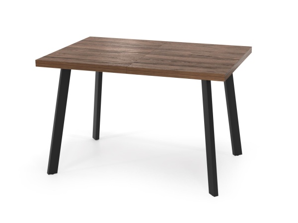 Стол Дублин 32 CRAFT бабочка В2, ЛДСП (1200*800*380) Дуб Шоколад / Черный